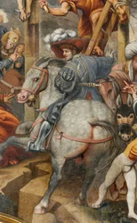 Counterfaccata, IL Pordenone, Ristiinnaulitseminen 1520-21, Yksityiskohta