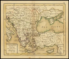 Kartta 1762 - Euroopan Turkki