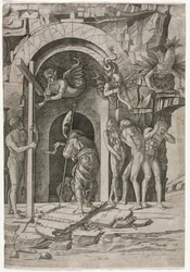 Laskeutuminen Limboon, n. 1490-1500.