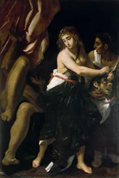 Judith Holofernesin pään kanssa, 1608.
