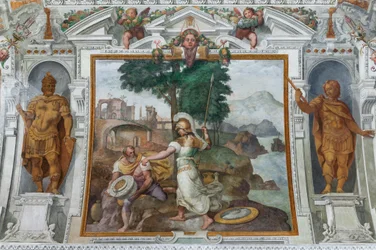 Ulysses ja Minerva, n. 1560 (fresko)
