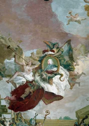 Ruhtinaspiispa Carl Philipp von Greiffenklaun apoteoosi (fresko)