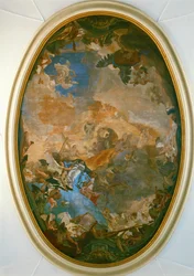 Neitsyt Marian kruunaus. Fresko