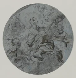 Pyhän apoteoosi (recto)