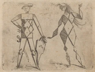 Teoksesta "Bizzarie di different figures"