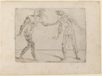 Teoksesta "Bizzarie di different figures"