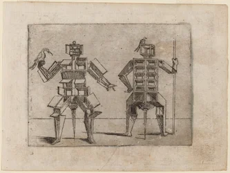 Teoksesta "Bizzarie di different figures"