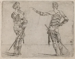 Teoksesta "Bizzarie di different figures"