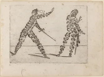 Teoksesta "Bizzarie di different figures"
