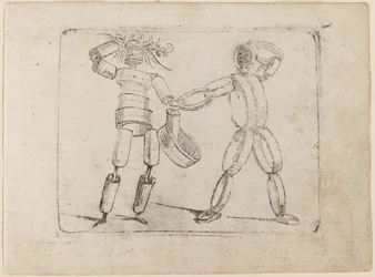 Teoksesta "Bizzarie di different figures"