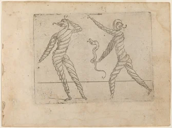 Teoksesta "Bizzarie di different figures"