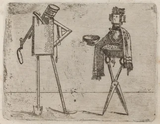 Teoksesta "Bizzarie di different figures"
