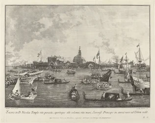 Doge Bucintorossa lähtemässä San Nicolò di Lidosta, 17631766.