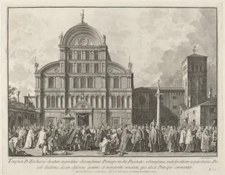 Dogen vierailu San Zaccariassa pääsiäispäivänä, 17631766.