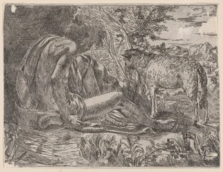 Pyhä Johannes Kastaja karitsan kanssa, 1600-35.