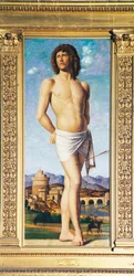St Sebastian, n. 1502 (öljy paneelissa)