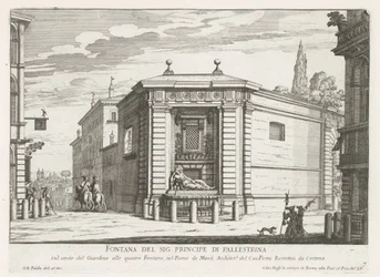 Dianafontein van de Quattro Fontane te Rome Suihkulähde Mr. Principe di Pallestrina (otsikko esineessä) Fountains of Rome (sarjan nimi) Fonteinen van Rome (sarjan nimi)