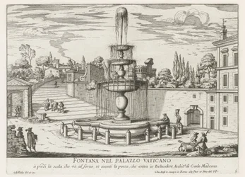Suihkulähde Vatikaanissa Fontana nel Palazzo Vaticano (otsikko esineessä) Fontane di Roma (sarjan nimi) Fountains of Rome (sarjan nimi)