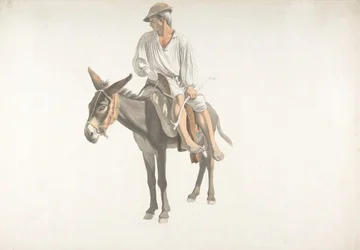 Talonpoika aasilla, n. 1783-87.