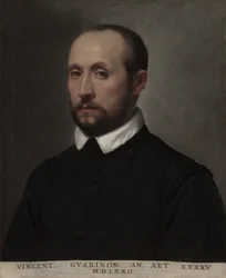 Vincenzo Guarignonin muotokuva, noin 1572 (öljy kankaalle).
