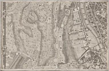 Giambattista Nollin vuonna MDCCXLVII julkistama uusi Rooman suunnitelma, joka tunnetaan nimellä La Pianta Grande di Roma