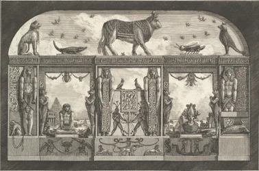 Antigo ornamento egípcio, 1769. finlandês