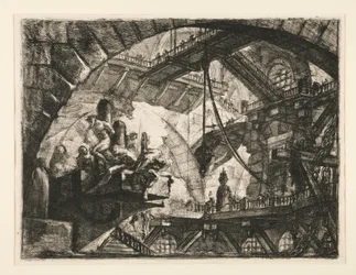 Carceri, X: Vankeja ulkonevalla tasanteella