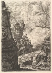 Frontispiece: First Part of Architectures, and Perspectives, Rooma, ca. 1750.