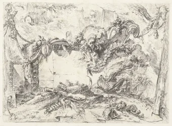 Monumenteel tabletti Decorative Whims (entinen sarjan nimi) Groteskit (sarjan nimi)