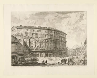 Theatre of Marcellus (Marcelluksen teatteri), Näkymät Roomaan