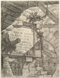 Otsikkosivu, Carceri dinvenzione Imaginary Prisons, ca. 1749-50.