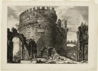 Caecilia Metellan hauta, alkaen Views of Rome (Näkymiä Roomasta)