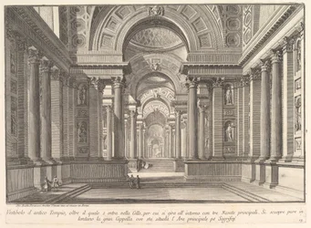 Muinaisen temppelin eteinen. . . Muinaisen temppelin eteinen. . ., n. 1743-50.