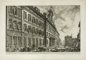 Näkymä Palazzo di Montecitoriolle Rooman näkymistä