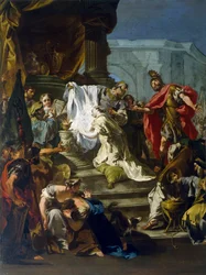Giovanni Battista Pittoni nuoremman Jeftan tyttären uhraus