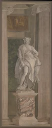 Aritmetiikka, 1760 (fresko siirretty kankaalle)