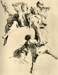 Bacchus ja Ariadne, c1740, 1928