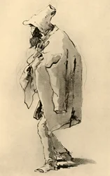 Parrakas mies, 1700-luvun puoliväli, 1928