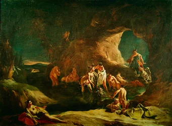 Diana ja Acteon, n. 1720-21