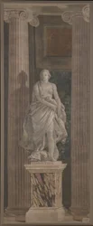 Geometria, 1760 (kankaalle siirretty fresko)