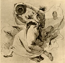 Kaksi neroa pitelemässä purkkia, 1700-luvun puoliväli, 1928