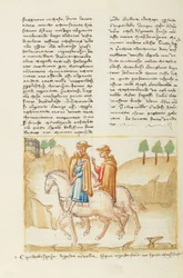 Dekameron, Paistinpannu pilkkaa kattilaa - Forese da Rabatta ja Giotto ratsastamassa, Kuudes päivä, novelli 5.