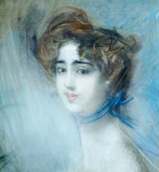 Naisen muotokuva, Giovanni Boldini (1842-1931)