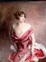 Mlle de Gillespien muotokuva, Biarritzin nainen, 1912