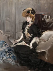 Mmen muotokuva. R.L., 1901.