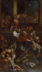 Pyhä Charles Borromeo ruton uhrien joukossa, 1600-luvun toinen puolisko.