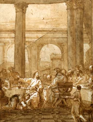 Juhla Simonin talossa, 1700-luvun alussa