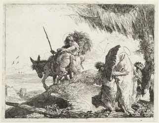 The Flight, Madonna oikealla enkeleiden tukemana