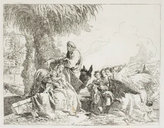 The Rest on the Flight, levy kolmetoista kirjasta The Flight to Egypt