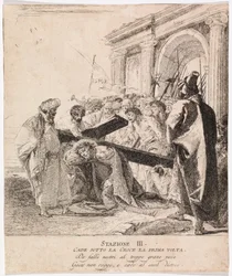 Via crucis - Asema III. Jeesus kaatuu ensimmäisen kerran